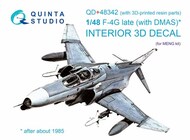  Quinta Studio  1/48 McDonnell F-4G Phantom late 3D-Printed & coloured Interior on decal paper QTSQD48342