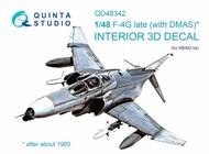 Interior 3D Decal - F-4G Phantom II Late with DMAS & 3D Printed Parts (MNG kit) #QTSQD48342R