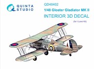  Quinta Studio  1/48 Interior 3D Decal - Gladiator Mk.II (ILK kit) QTSQD48402