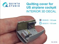 Interior 3D Decal - Quilting Cover for US Airplane Cockpit OUT OF STOCK IN US, HIGHER PRICED SOURCED IN EUROPE #QTSQD48439