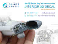  Quinta Studio  1/48 Kamov Ka-52 radar bay with nose cone OUT OF STOCK IN US, HIGHER PRICED SOURCED IN EUROPE QTSQD48537R