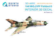 Mikoyan MiG-21PF 3D-Printed & coloured Interior #QTSQD48550R