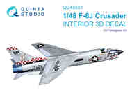 Vought F-8J Crusader 3D-Printed & coloured Interior QTSQD48651