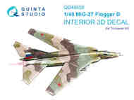 Mikoyan MiG-27 Flogger-D 3D-Printed & coloured Interior QTSQD48659
