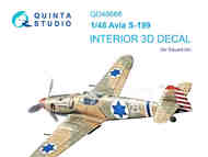 Avia S-199 3D-Printed & coloured Interior #QTSQD48666