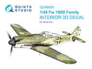 Focke-Wulf Fw.190D family 3D-Printed & coloured Interior #QTSQD48698
