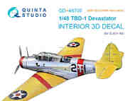 Douglas TBD-1 Devastator 3D-Printed & coloured Interior on decal paper (designed to be used with Great Wall Hobby kits) #QTSQD48700R