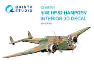 Handley-Page HP.52 Hampden 3D-Printed & coloured Interior - Pre-Order Item #QTSQD48701
