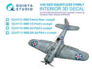 Douglas SBD-1/SBD-2 Dauntless Pilot's cockpit 3D-Printed & coloured Interior #QTSQD48703