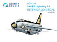 BAC/EE Lightning F.6 3D-Printed & coloured Interior #QTSQD48706