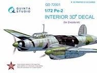  Quinta Studio  1/72 Pe-2 (ZVE kit) QTSQD72001