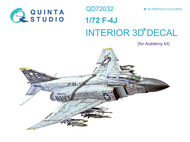 McDonnell F-4J Phantom 3D-Printed & coloured Interior #QTSQD72032