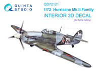 Interior 3D Decal - Hurricane Mk.II Family (ARM kit) OUT OF STOCK IN US, HIGHER PRICED SOURCED IN EUROPE #QTSQD72121
