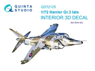 Interior 3D Decal - Harrier GR.3 Late (AFX kit) #QTSQD72125
