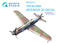  Quinta Studio  1/72 Interior 3D Decal - Do.335A (DRA/H2K kit) QTSQD72131