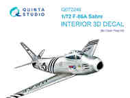 3D Decal - F-86A Sabre (CLP kit) #QTSQD72246