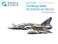  Quinta Studio  1/72 3D Decal - Mirage 2000D + Resin (DRM kit) QTSQD72248R