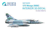  Quinta Studio  1/72 3D Decal - Mirage 2000C (DRM kit) QTSQD72250