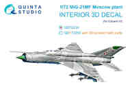 3D Decal - MiG-21MF Fishbed [Moscow Plant] (EDU kit) #QTSQD72256
