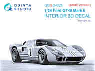 3D Decal - Ford GT40 Mark II (FUJ kit) Small Version #QTSQDS24025