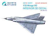 Dassault  Mirage IIIC 3D-Printed & coloured Interior #QTSQDS32287