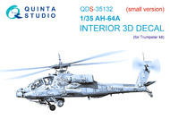 Bell/Boeing AH-64A 3D-Printed & coloured Interior #QTSQDS35132