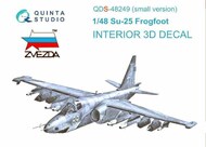 Interior 3D Decal - Su-25 Frogfoot (ZVE kit) Small Version* #QTSQDS48249