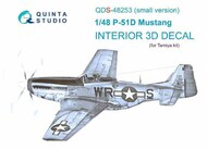 Interior 3D Decal - P-51D Mustang (TAM kit) Small Version* #QTSQDS48253