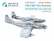 Interior 3D Decal - F-82F Twin Mustang (MDV kit) Small Version #QTSQDS48363