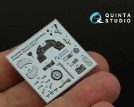  Quinta Studio  1/48 Interior 3D Decal - Mc.202 Folgore Early (HAS/EDU kit) Small Version QTSQDS48389