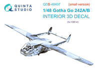 Interior 3D Decal - Go.242A/B (ICM kit) Small Version #QTSQDS48407