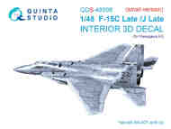 McDonnell F-15C Eagle Late/F-15J Late 3D-Printed & coloured Interior #QTSQDS48598