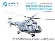 Mil Mi-8MTV5 3D-Printed & coloured Interior #QTSQDS48699
