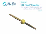  Quinta Studio  1/32 'Axial' Propeller (ROD kit)" QTSQL32007