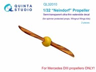  Quinta Studio  1/32 'Neindorf' Propeller (WNW kit) QTSQL32010
