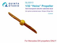  Quinta Studio  1/32 'Heine' Propeller (WNW kit)" QTSQL32013