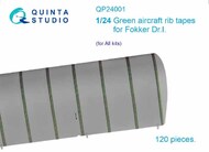  Quinta Studio  1/24 Green rib tapes Fokker Dr.I Triplane QTSQP24001