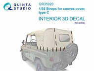  Quinta Studio  1/35 Interior 3D Decal - Straps for Canvas Cover Type C QTSQR35020