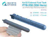  Quinta Studio  1/48 External Fuel Tank for Kamov Ka-52 PTB-550 (for all kits) OUT OF STOCK IN US, HIGHER PRICED SOURCED IN EUROPE QTSQT48098