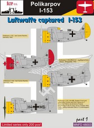  ROP o.s.  1/48 Polikarpov I-153 - Luftwaffe captured I-153 MNFD48003