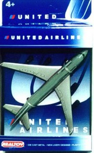  Realtoy International  NoScale United Airlines Boeing 747-400 (5" Wingspan) (Die Cast) RLT6264