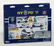  Realtoy International  NoScale NYPD Police Die Cast Playset (13pc Set) RLT8620