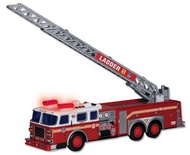 FDNY Fire Ladder Truck w/Lights & Sound, 13