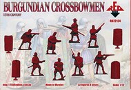  Red Box Figures  1/72 Burgundian crossbowmen. 15 century RBX72124