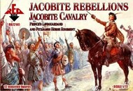  Red Box Figures  1/72 Jacobite Rebellion Jacobite Cavalry Prince's Lifeguard & FitzJames Horse Regiment (12 Mtd) RBX72141