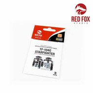  Red Fox Studio  1/32 Quick Set Acrylic Instrument Panel - TF-104G Starfighter (ITA kit) RFSQS32125