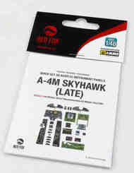 Instrument Panels - A-4M Skyhawk Late (MGF kit) #RFSQS48167