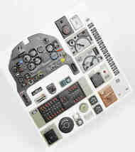 Junkers Ju.87A Stuka Quick Set 3D Acrylic Instrument Panel #RFSQS24001