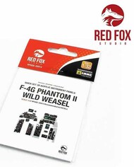  Red Fox Studio  1/32 Quick Set 3D Instrument Panel - F-4G Phantom II Wild Weasel (REV kit) RFSQS32013