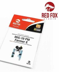  Red Fox Studio  1/32 Quick Set 3D Instrument Panel - MiG-19PM Farmer E (TRP kit) RFSQS32015